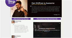 Desktop Screenshot of danshiffmanisawesome.com